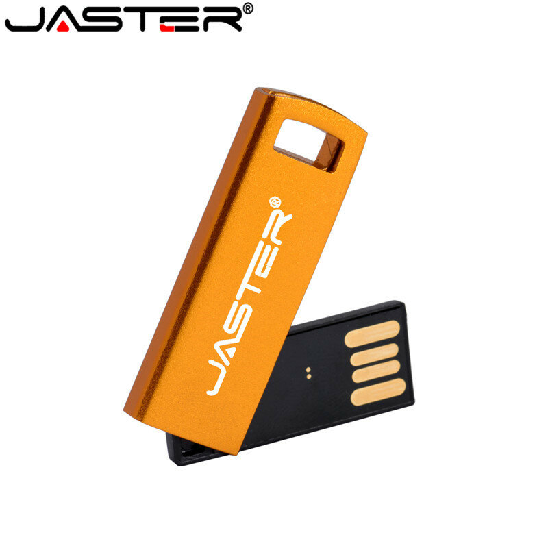 JASTER Metal USB flash drive personalizzabile pen drive 64GB 32GB 16GB 8GB 4GB flash Memory stick pendrive usb stick gifts
