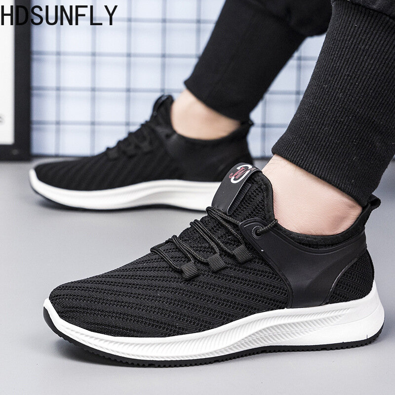 New Mesh Men Casual Shoes Lac-up Men Shoes Lightweight Comfortable Breathable Walking Sneakers Tenis Masculino Zapatillas Hombre