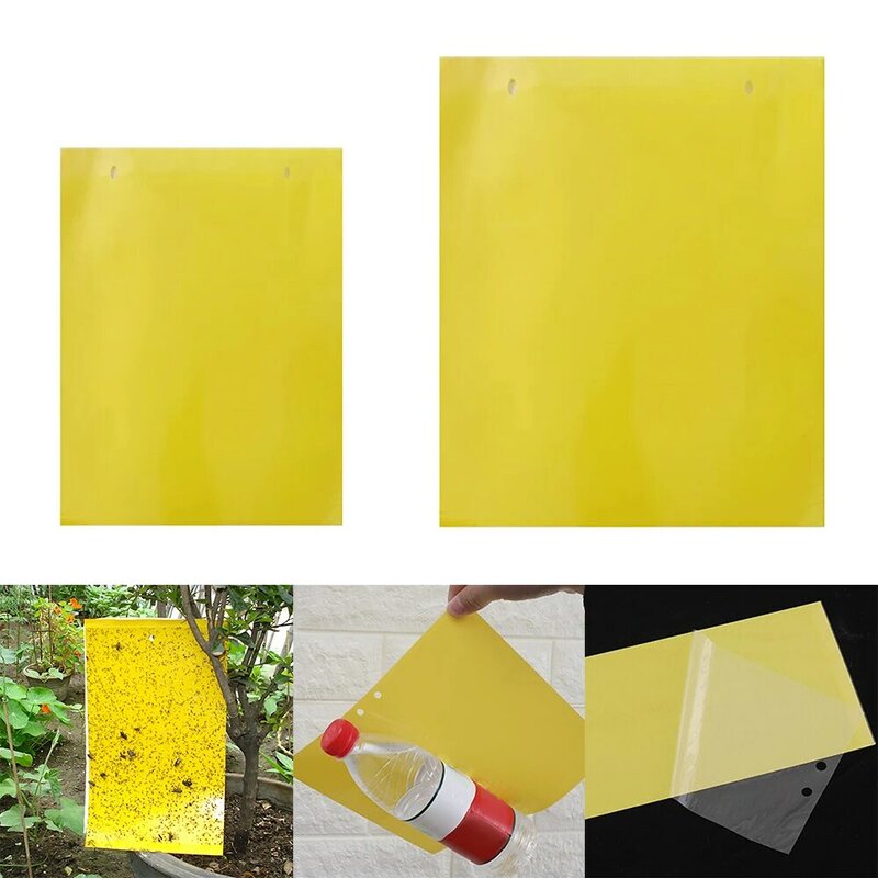 1pcs 25*20/20*15cm Flies Traps Effective Practical Catching Aphid Insects Killer For Flies Insects Catching Garden Tools