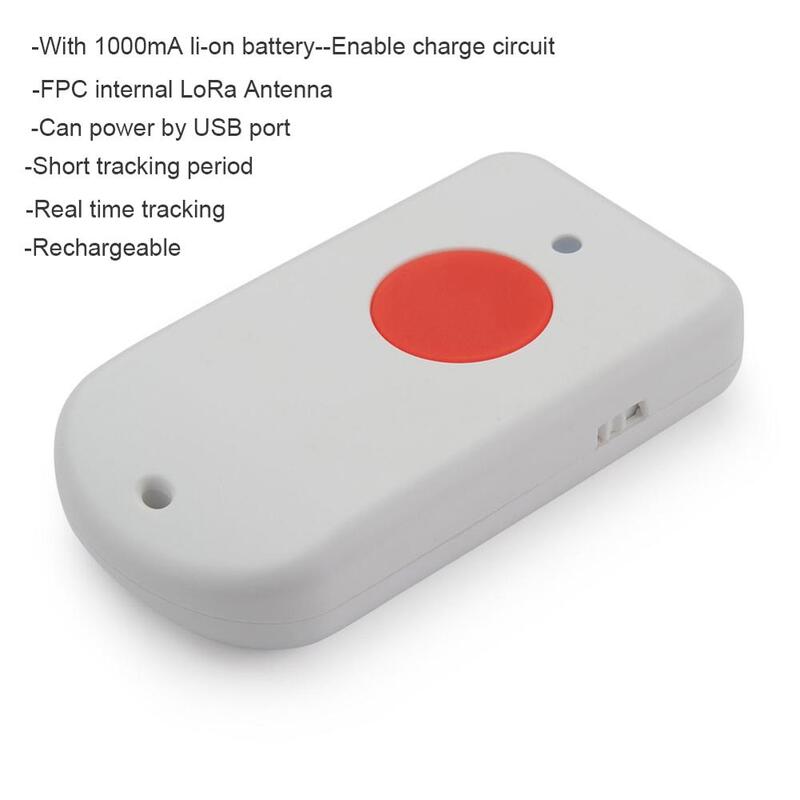 สำหรับDragino LGT92-LoRaWAN GPS Trackerการติดตาม9แกนAccelerometer IOTขึ้นอยู่กับSTM32L072 MCUและSX1276/1278โมดูลLoRa