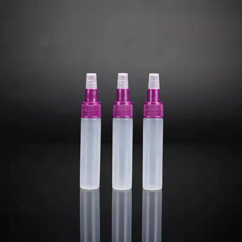 Botella de reactivo de prueba de suministro de 50 piezas, botella cuentagotas de tubo de extracción de solución de preservación desechable, 3ml