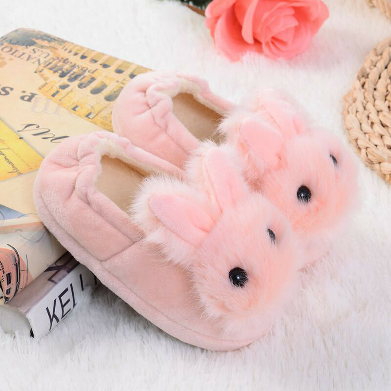 Toddler Infant Kids Baby Warm Winter Shoes Boys Girls Cartoon Soft-Soled Solid Slippers zapatillas de casa