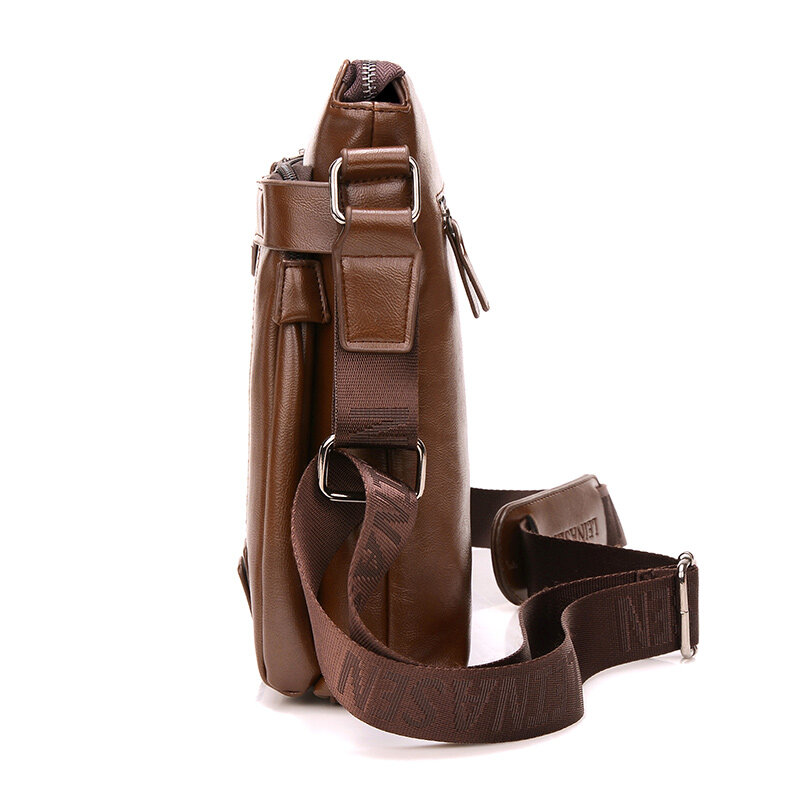 Сумка кросс-боди Мужская 2 в 1, сумочка на плечо с мягким верхом и клатч, модный брендовый мессенджер для бизнеса