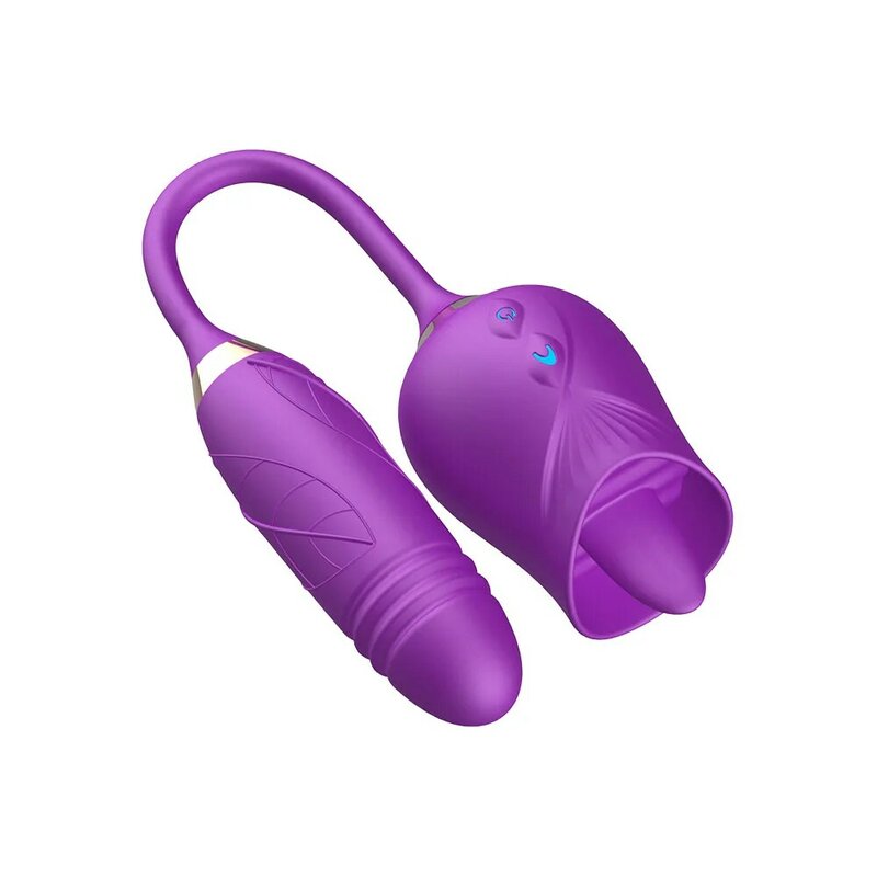 Giocattoli Sexy leccata di rosa Vibratore telescopico Dildo Teaser uovo vibratori per capezzoli per donne giocattolo per adulti Vibratore orgasmo Gspot massaggiatore