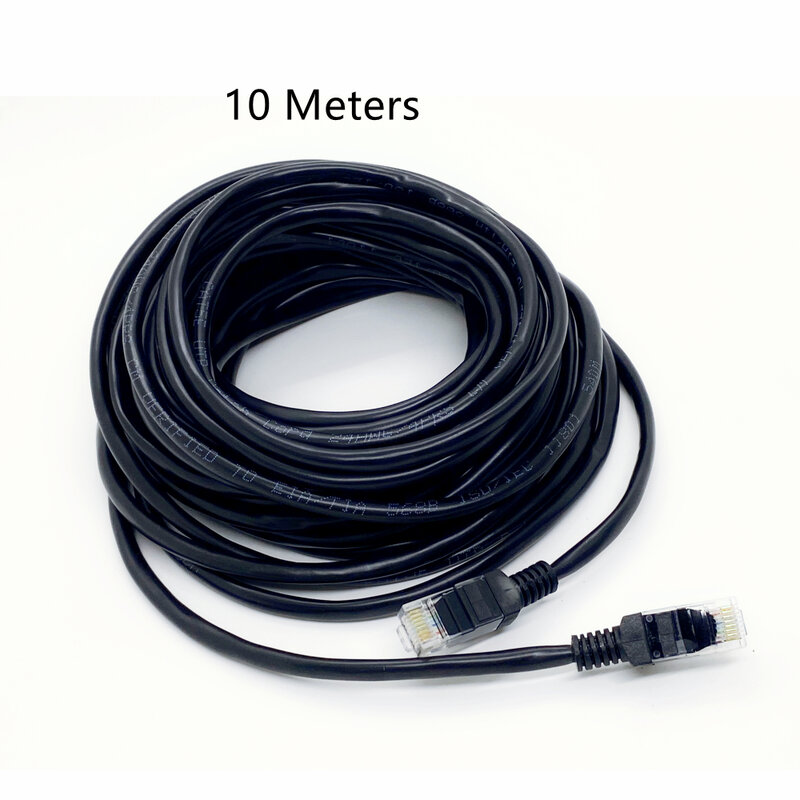 Câble Ethernet LAN Cat5E, 5/10/15/20/30 mètres, 24AWG RJ 45, pour routeur d'ordinateur portable, caméra POE, kit NVR