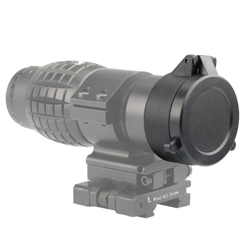 光学ライフルスコープ,30〜53mm,透明レンズ,カバー付き,クイックスプリングプロテクション,保護キャップ