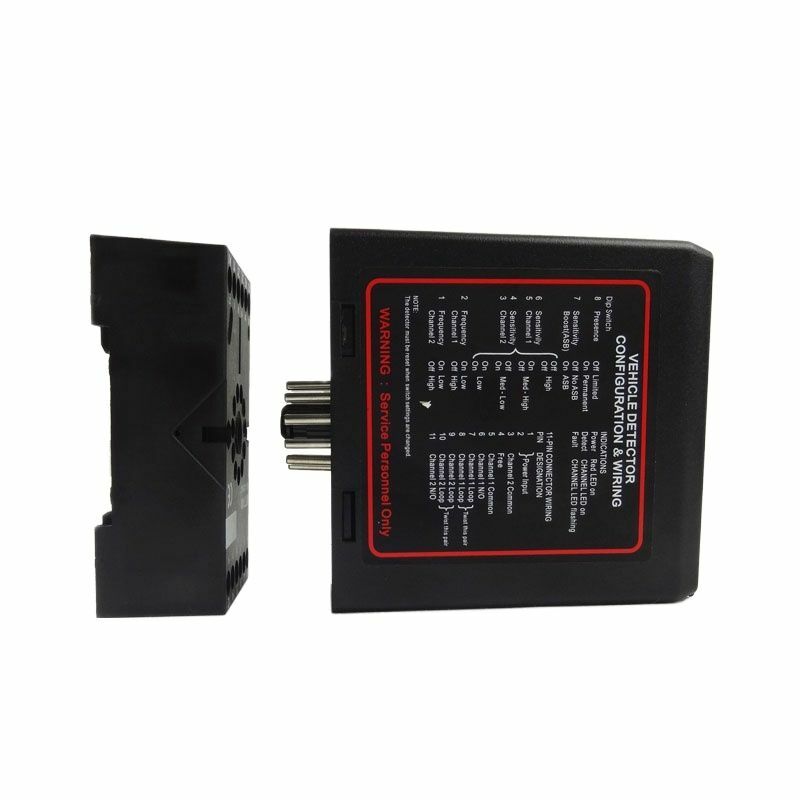 KINJOIN PD232 Dual Channel Inductive Loop Detector Sensor สำหรับ Mightymule มอเตอร์ Barrier Gate ระบบที่จอดรถ