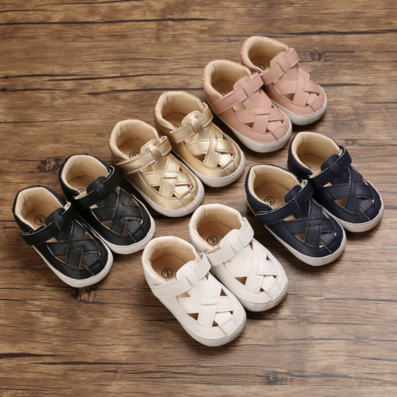 2021 Baby Girls  Boys Fashion Sandals Cute Summer Soft Sole Flat Princess Shoes Infant Non-Slip First Walkers