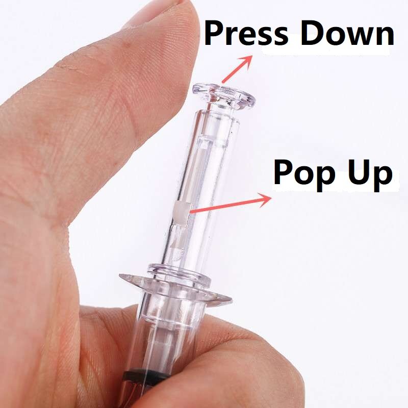 Syringe Pens Needle Tube 4Pcs Set Liquid Filled Syringe Pens Ballpoint Pen for School Kids Writing Supplies Creative Ball Pens