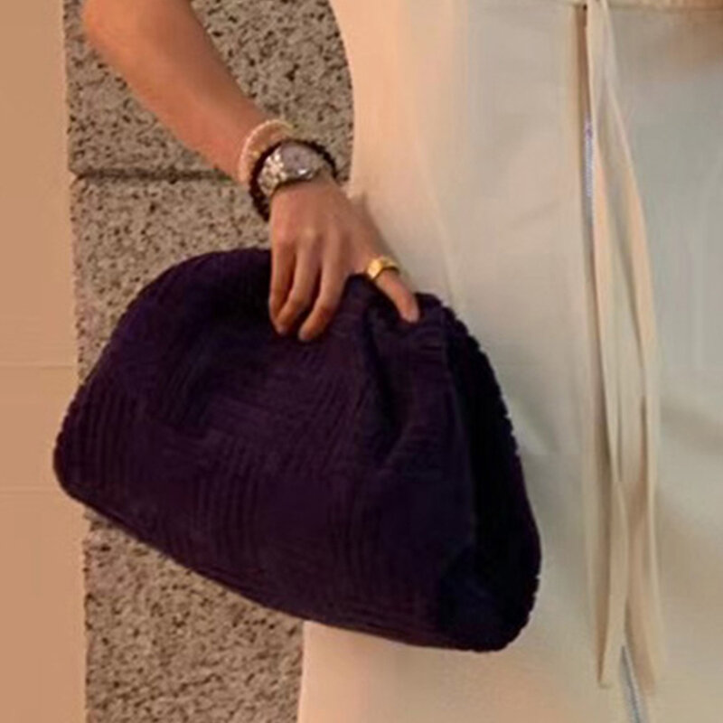 Bolso de mano con diseño de nube de lujo para mujer nueva moda bols XYX 