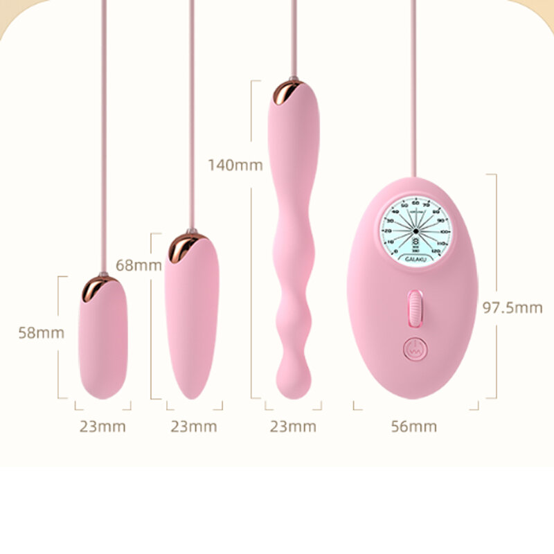 18 + многоскоростной ЖК-роликовый контроль секс-игрушки для взрослых во дворе Вибратор в виде яйца Анальная игрушка для женщин анальные проб...