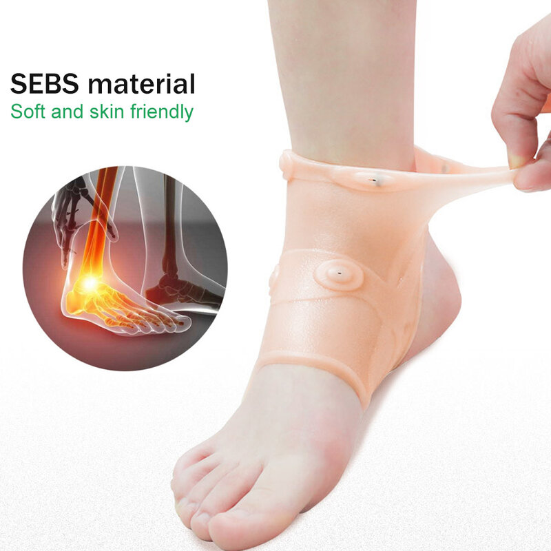 Pvp磁気療法アンクルブレースは痛みを和らげます捻挫関節炎腱足の足首の安全保護