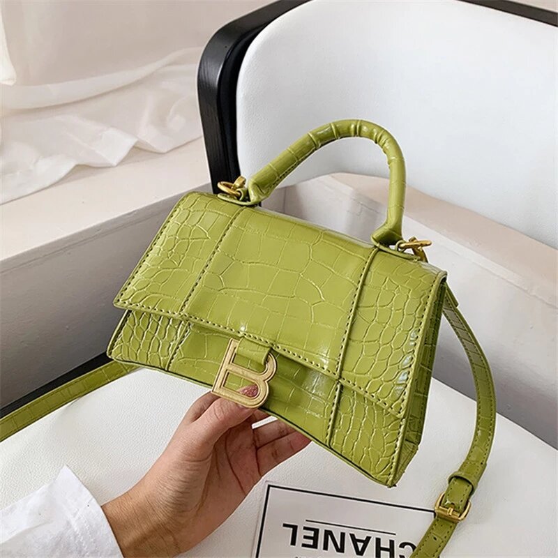 Thick Chain Underarm Bag PU Leather Shoulder Bags for Women 2021 Summer Simple Handbags and Purses Female Brand Totes