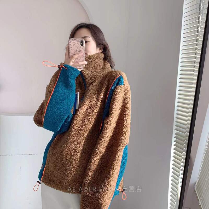 ADER FEHLER 21 herbst und winter neue hohe-qualität lamm wolle mantel weiblichen Koreanischen version von verdickt fleece lamm wolle mantel unisex