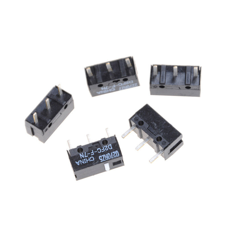 Micro interrupteur de souris D2FC-F-7N, 5 pièces de rechange
