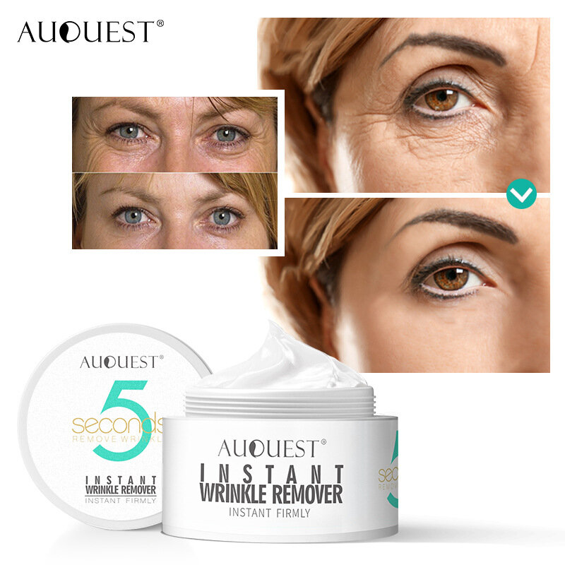 AuQuest Instant Wrinkleครีม5วินาทีริ้วรอยRemover Puffy Eyeกระเป๋าLifting Skin Anti-Aging Day Skin CareครีมTSLM1