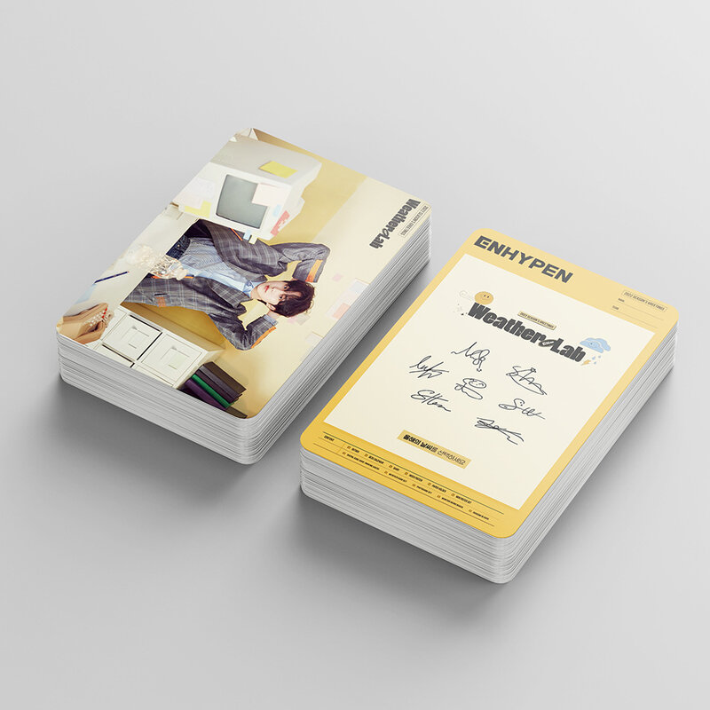Henhypen – Album de cartes Lomo, 55 pièces/lot, carte Photo de vœux Kpop, météo laboratoire, haute qualité, 2022