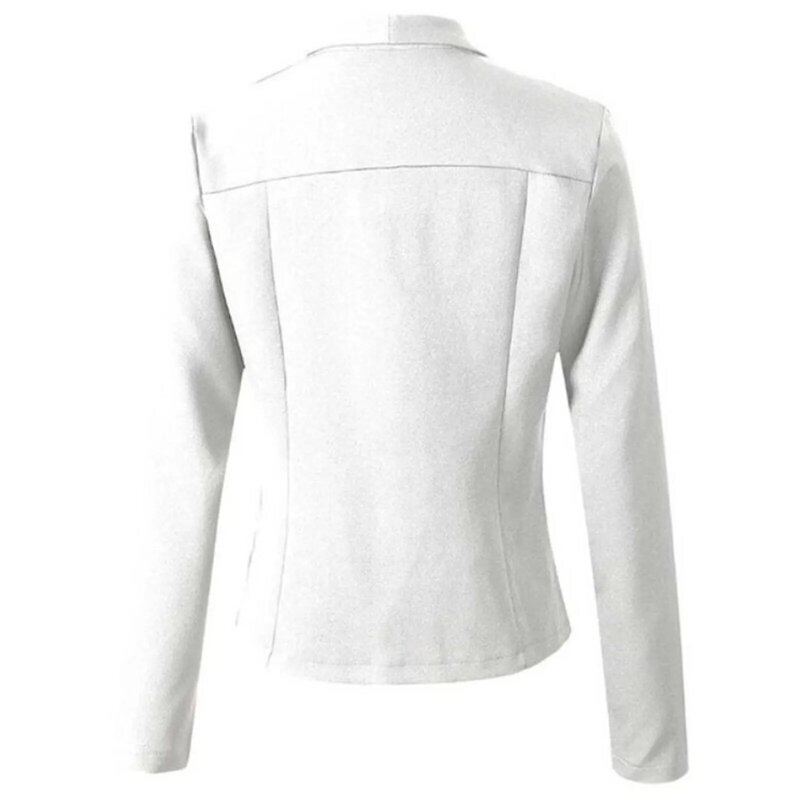 2021 novo escritório feminino blazers casual manga longa sólida formal trabalho terno moda senhoras jaquetas casaco fino