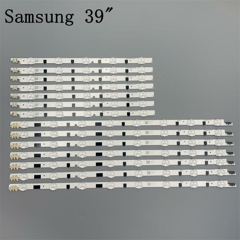 Nuova striscia LED 14 pz/set per Samsung UA39F5088AR 2013SVS39F L 8 R 5 BN96-25302A BN96-25303A D2GE-390SCA-R3 D2GE-390SCB-R3