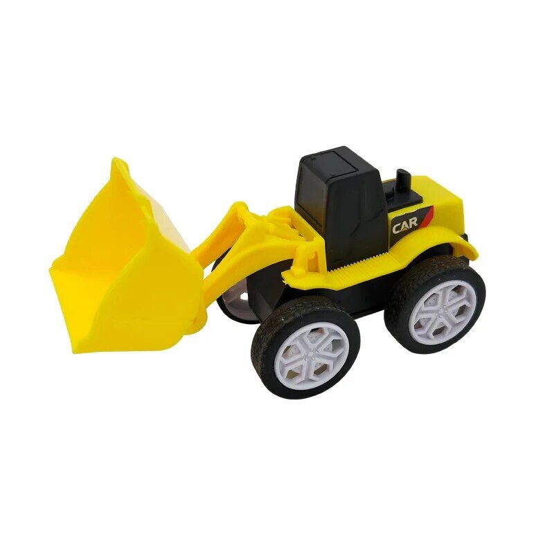 6 Pcs Kinderen Creatief Speelgoed Mini Inertiële Voertuig Set Auto Model Gift Cartoon Speelgoed Gift Inertie Techniek Auto