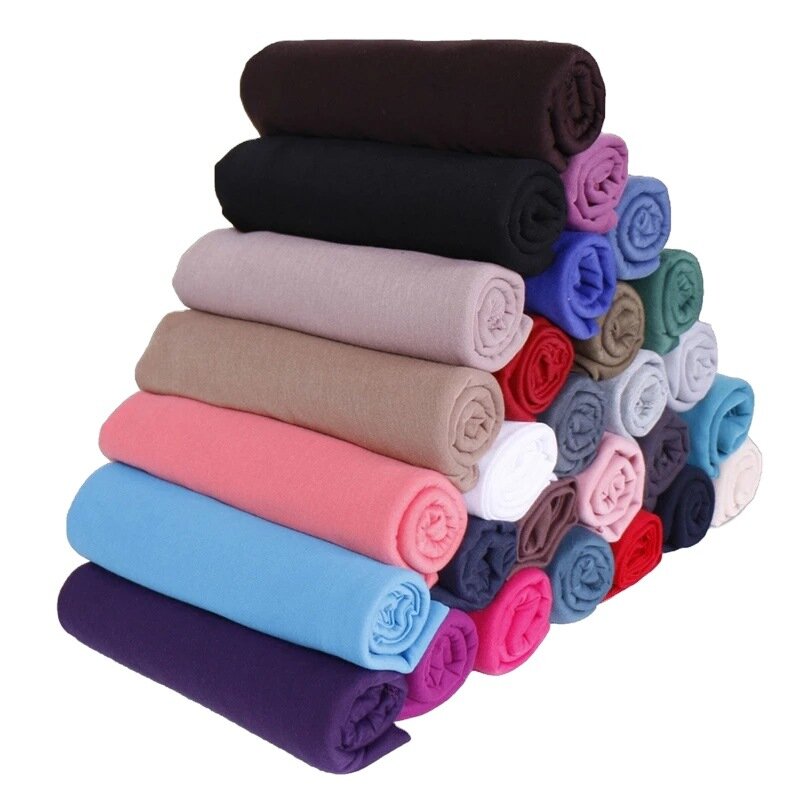 イスラム教徒の女性のための綿のヒジャーブスカーフ,マレーシアのスカーフ,滑らか,柔らかく,イスラムのヒジャーブ,ショールとラップ,2021