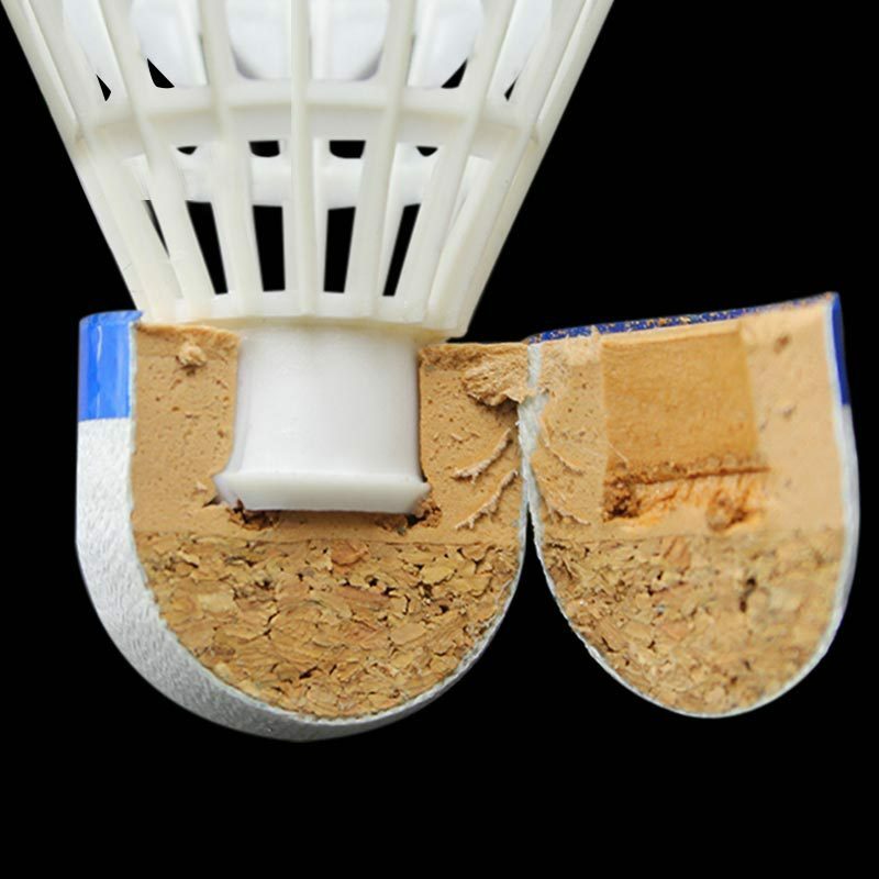 Sterke Nylon Shuttle Tafel Fiber Bal Hoofd Volledige Ronde Wol Stijl Plastic Badminton Voor Outdoor Training Gebruik Duurzaam 6 Stks/set