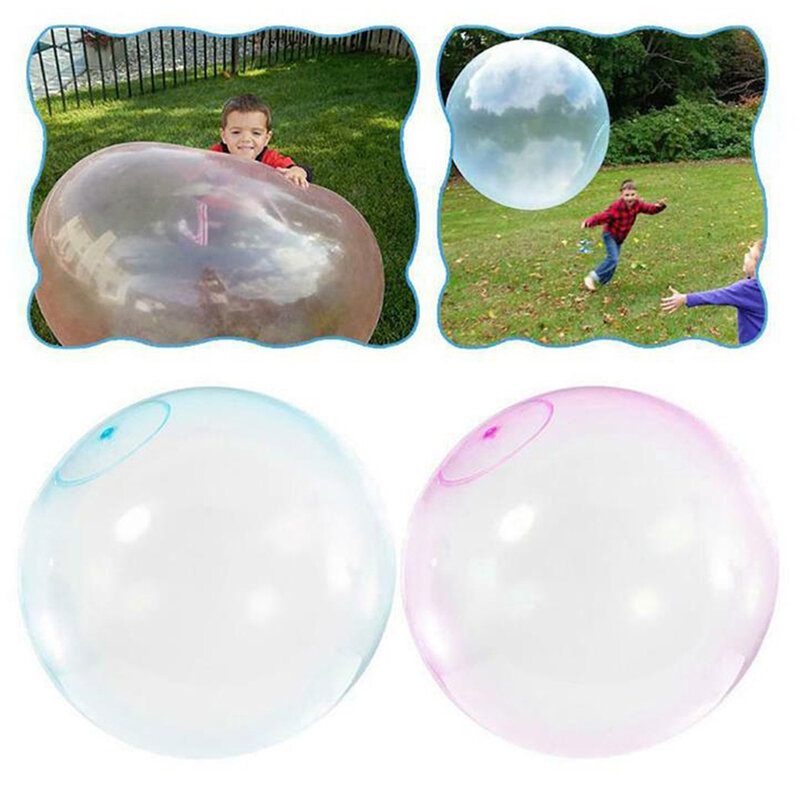 Smlサイズ子供屋外ソフト空気水充填バブルボール爆破バルーンおもちゃ楽しいパーティーゲームギフト卸売