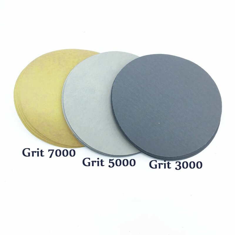 30 Buah Bermacam-macam Amplas 1000-7000 Grit Sander Disc 5 Inci Abrasive Sanding Disc Tools untuk Alat Poles Kayu