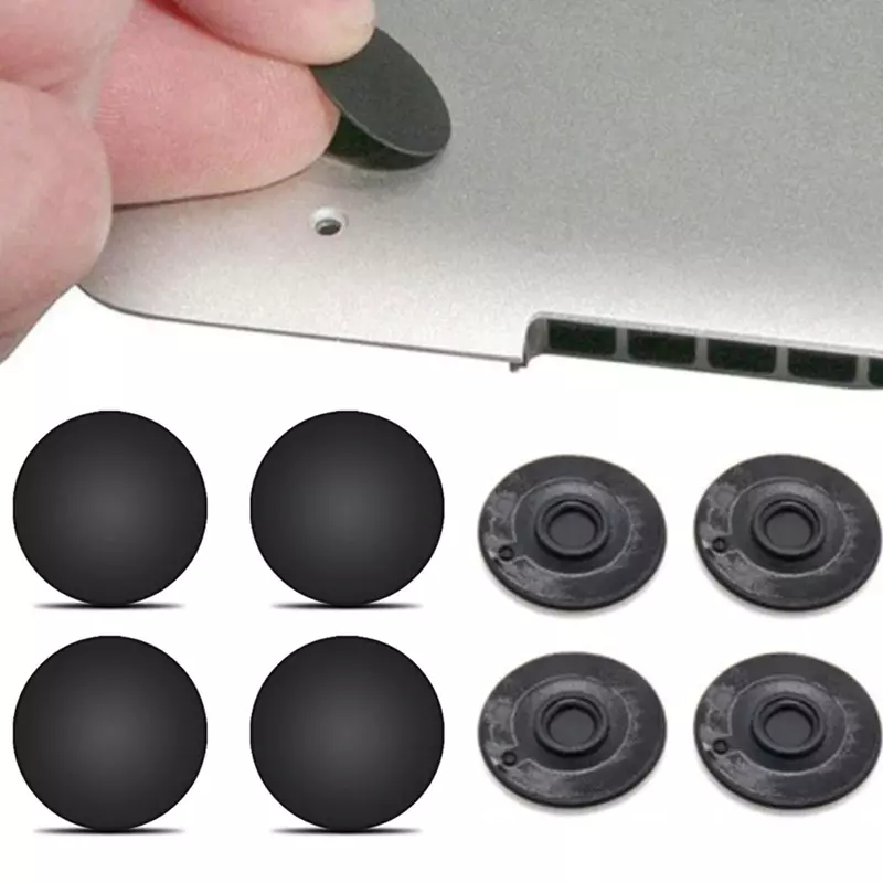 4Pcs Mini Stand Adhesive Rubber Wearproof Laptop Tool Bottom Case Replacement Accessories Feet Pad Cover For Macbook Pro A1278
