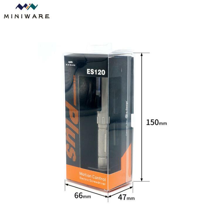 Miniware ES120プラスミニ精密コードレス電動ドライバースマートモーション制御電源ドライバー16個4ミリメートル六角ビット