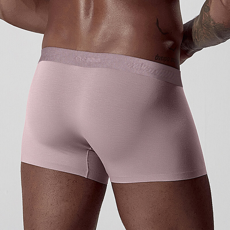 Cuecas masculinas boxer sexy cueca macia boxershorts de algodão macio cuecas masculinas 3d bolsa shorts sob calças curtas