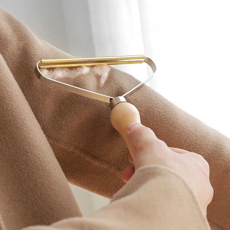 Portátil manual de remoção do cabelo agente tapete lã casaco roupas ferramenta escova de barbear depilatório bola tricô pelúcia dupla face navalha