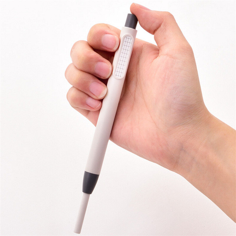 Ластик для рисования Deli, в форме ручки, прессованный, глянцевый