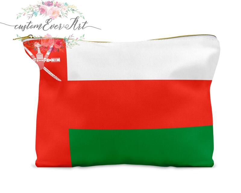 Oman-Bolsa de maquillaje personalizada, neceser pequeño para cosméticos, bolsa con cierre, regalo de dama de honor