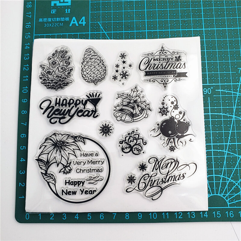 Hot sale Easter text Transparent Clear Stamps / Silicone Seals Roller Stamp for DIY scrapbooking photo album/Card Making