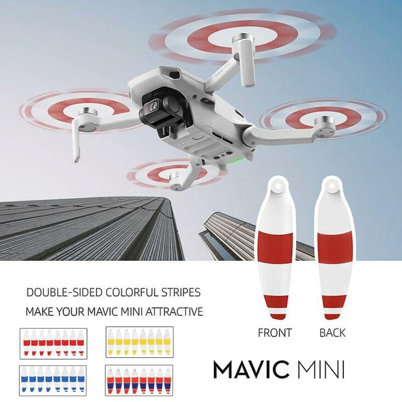 16 шт красочные складные малошумные быстросъемные пропеллеры лопасти для DJI Mavic Mini Drone