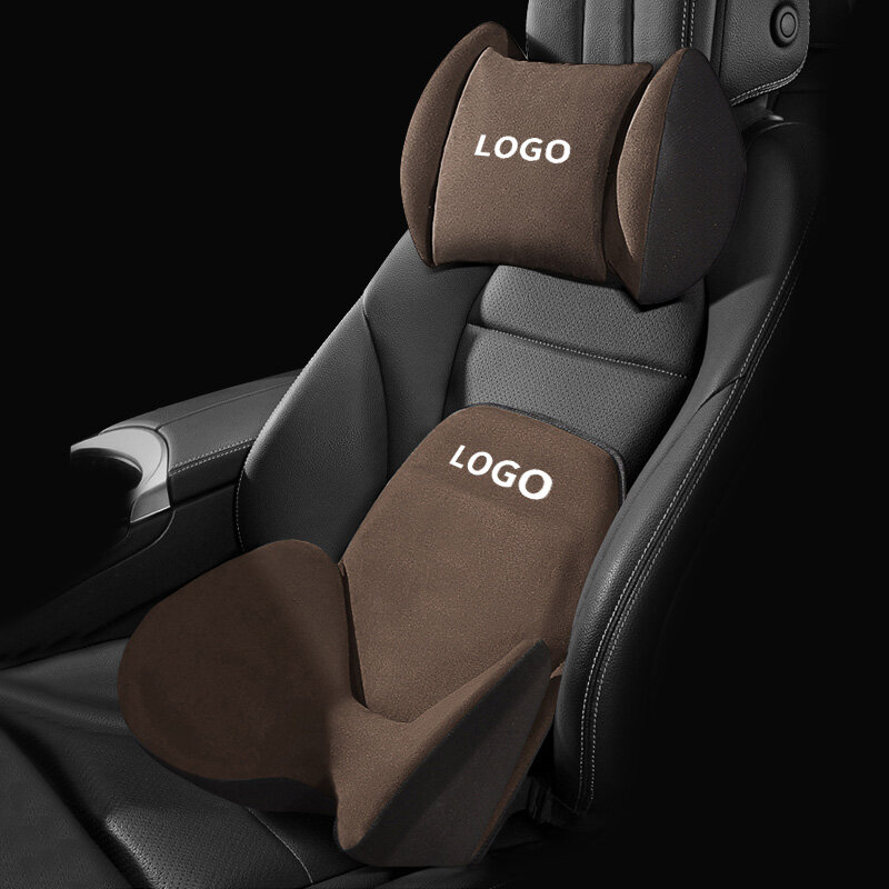 Maybach – oreiller en fourrure pour siège de voiture mercedes-benz AMG, appui-tête de voiture, classe S, coussin cervical