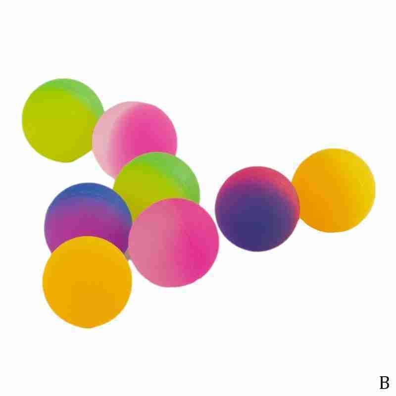 Zabawka dla dzieci mieszane odbijające się piłki gumowe kąpiel na zewnątrz żonglerka zabawki sportowe elastyczne gry dla dzieci skoki piłki J3I2