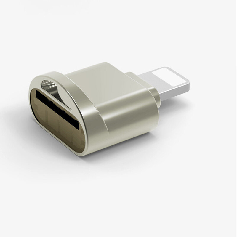Ginsleper iPhone TF Card Reader USB3.0 Plug & Play adattatore da Lightning a MicroSD nessun Driver necessario per Iphone 7 8X11 IOS13