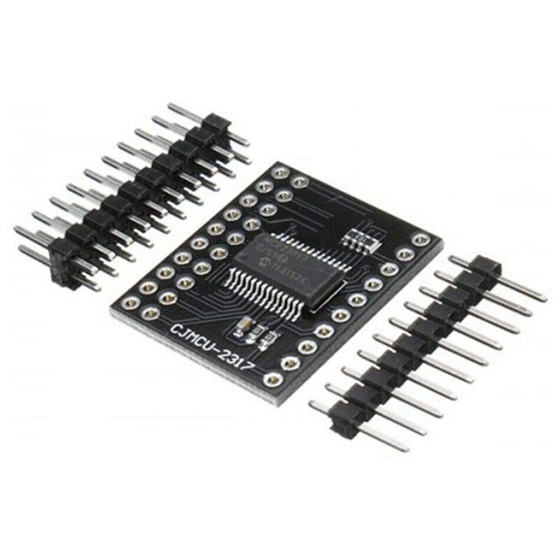 1PC MCP23017 Serial Interface Module IIC I2C SPI MCP23S17 Bidirectional 16-Bit I/O Expander Pins 10Mhz Serial Interface Modules