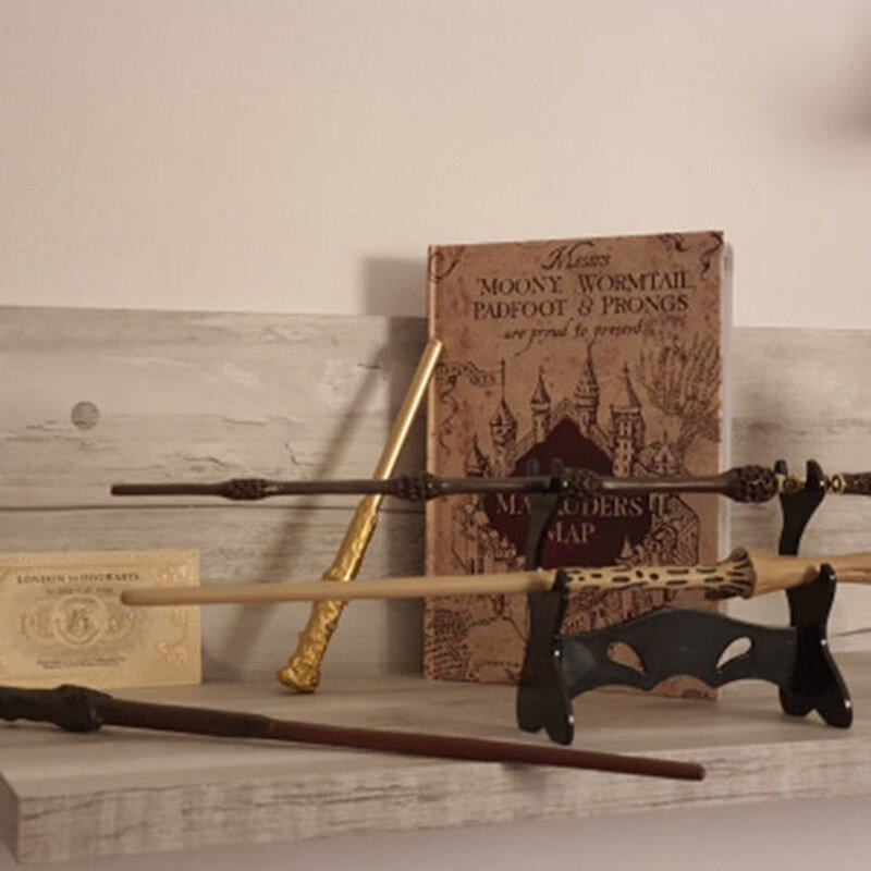 Varita mágica para Cosplay, palo de juguete de colección con núcleo de Metal, Severus Snape, Ron Bellatrix, Draco malfoy, 35-40cm
