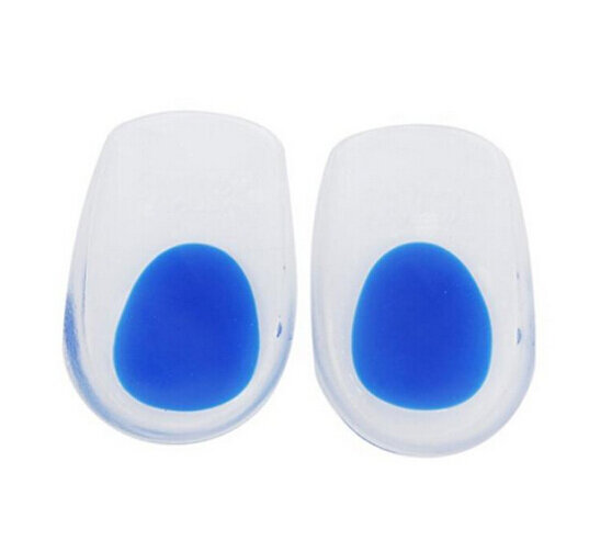 Plantillas de Gel de silicona médica para el talón, 2 piezas, para aliviar el dolor de talón, soporte suave para zapatos