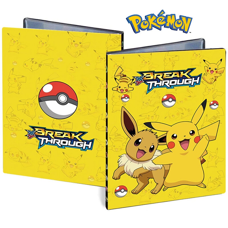 240 sztuk Album Pokemon karty Book Cartoon Anime gra karciana mapa Pokemons Binder Folder Holder List kolekcjonerskie Pikachu dzieci zabawki prezent