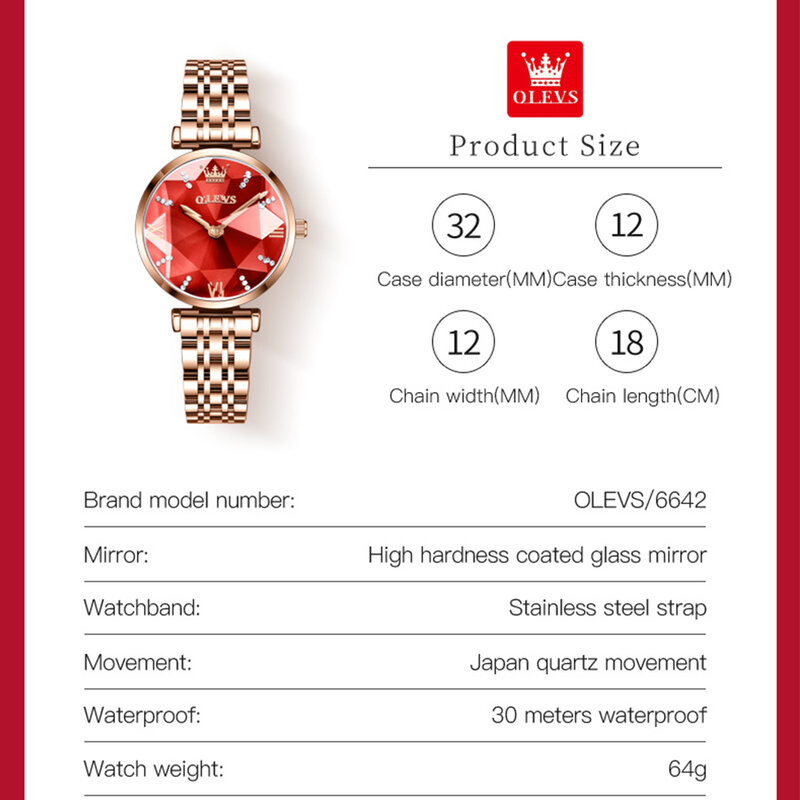 Top Luxus Marke OLEVS Damen Uhr Mode Damen Kreative Stahl Frauen Bacelet Uhr Weibliche Wasserdichte Uhr Relogio Feminino