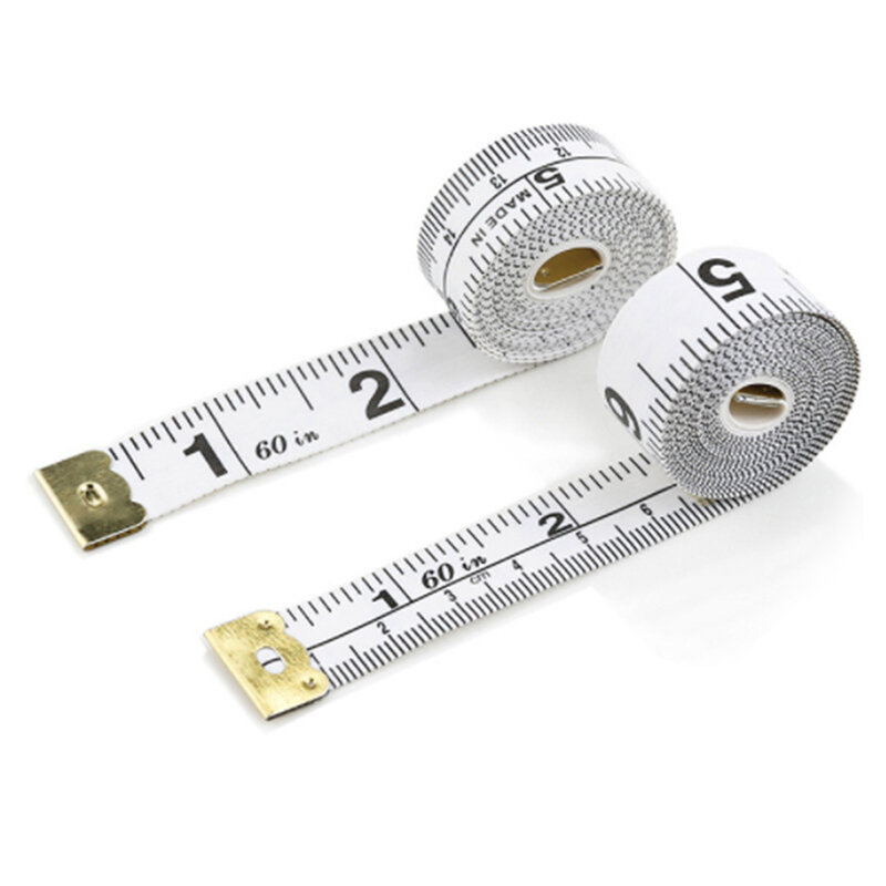 150cm 60 Vinyl Tape Measure Tailor tool cm/inch Clothes Measure  Measurement Ruler Chest Hips Waist Size Standard Tape