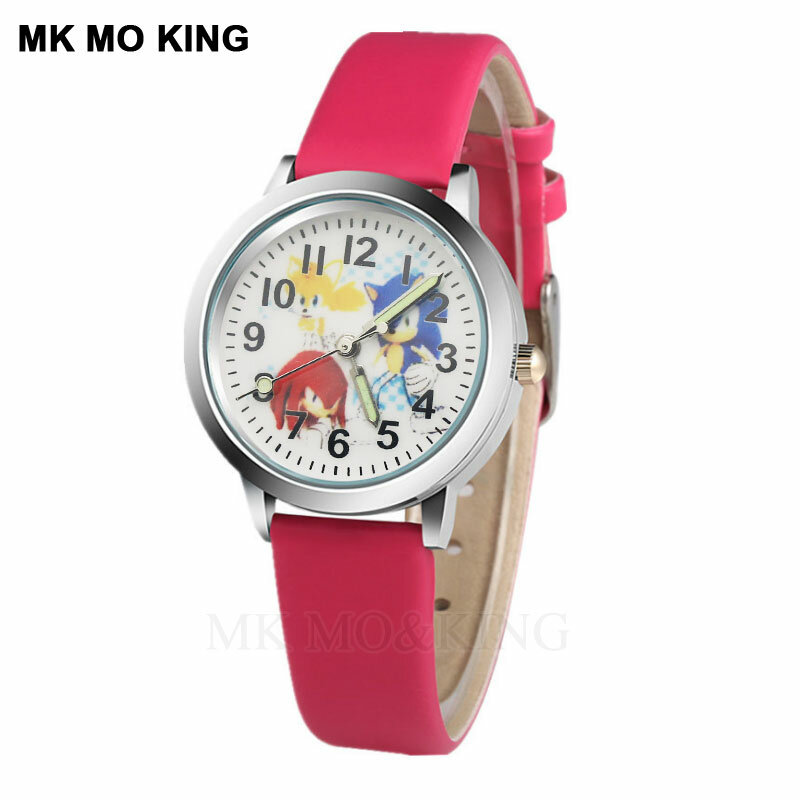 럭셔리 역할 빛나는 애니메이션 만화 엘프 스포츠 키즈 시계, 귀여운 어린이 소년 소녀 석영 손목 시계 선물 2020