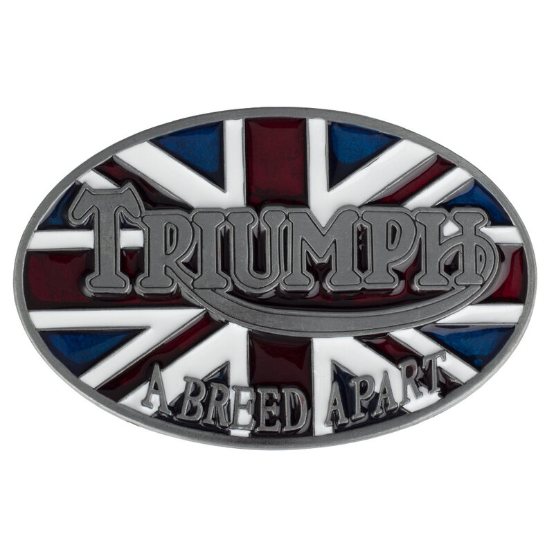 Hebilla de cinturón con bandera británica Triumph, una raza separada, deja la UE