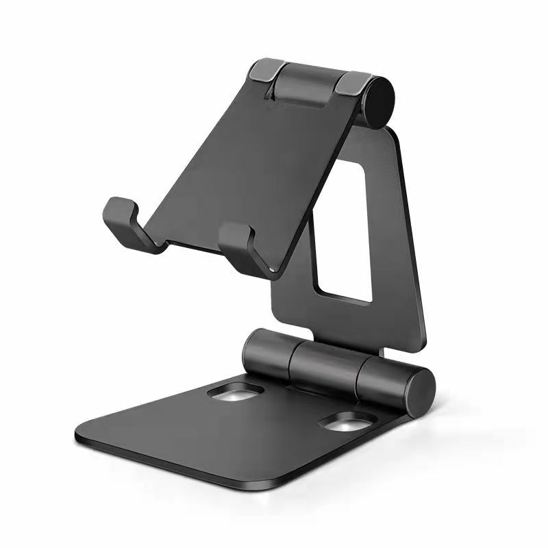 Portable 2021 New Single Folding Tablet Phone Holder Aluminum Alloy Desktop Phone Holder Adjust Ipad Holder Turn