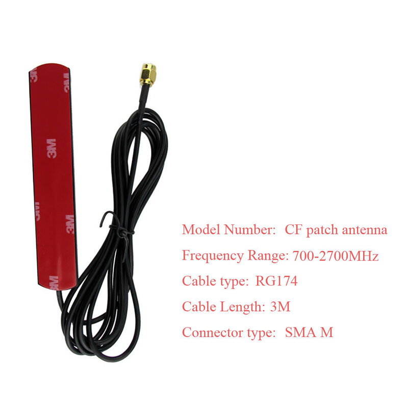 Antenna WIFI Universale 3G 4G LTE Antenna Patch 700-2700MHz 5dbi TS9 CRC9 SMA connettore maschio cavo di prolunga del Router