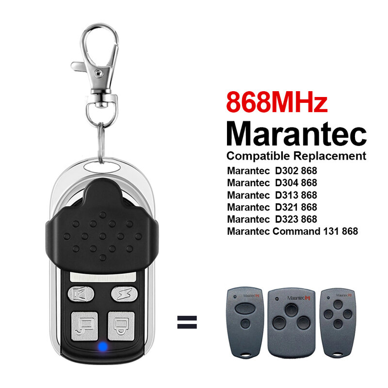 Marantec-ガレージドア用デジタルデュプリケーター,d382,d384,d302,d304,d313,868 mhz,クローンコマンド,868 mhz